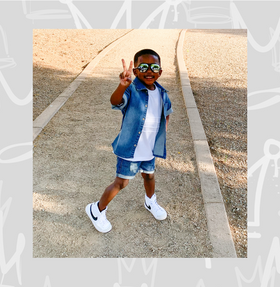 Denim Distress Shirt