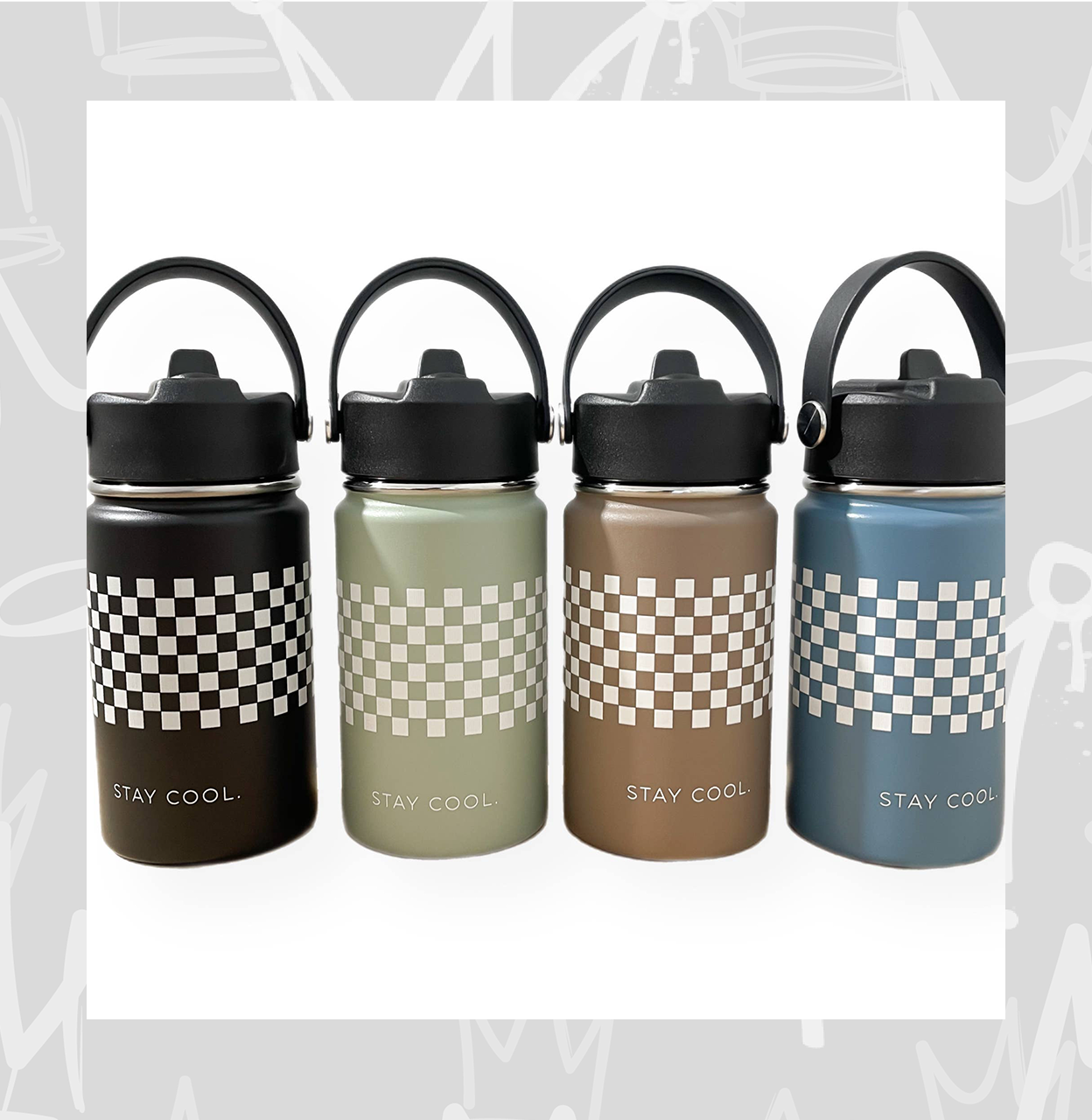 Insulated Cups: Black