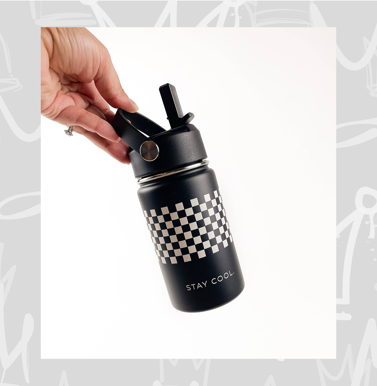 Insulated Cups: Black