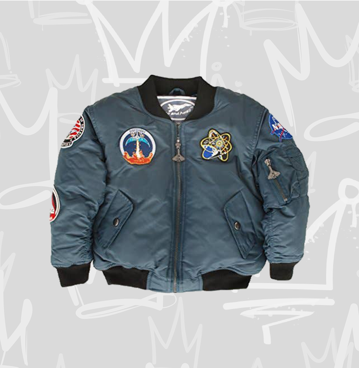 Space Shuttle Jacket - Blue