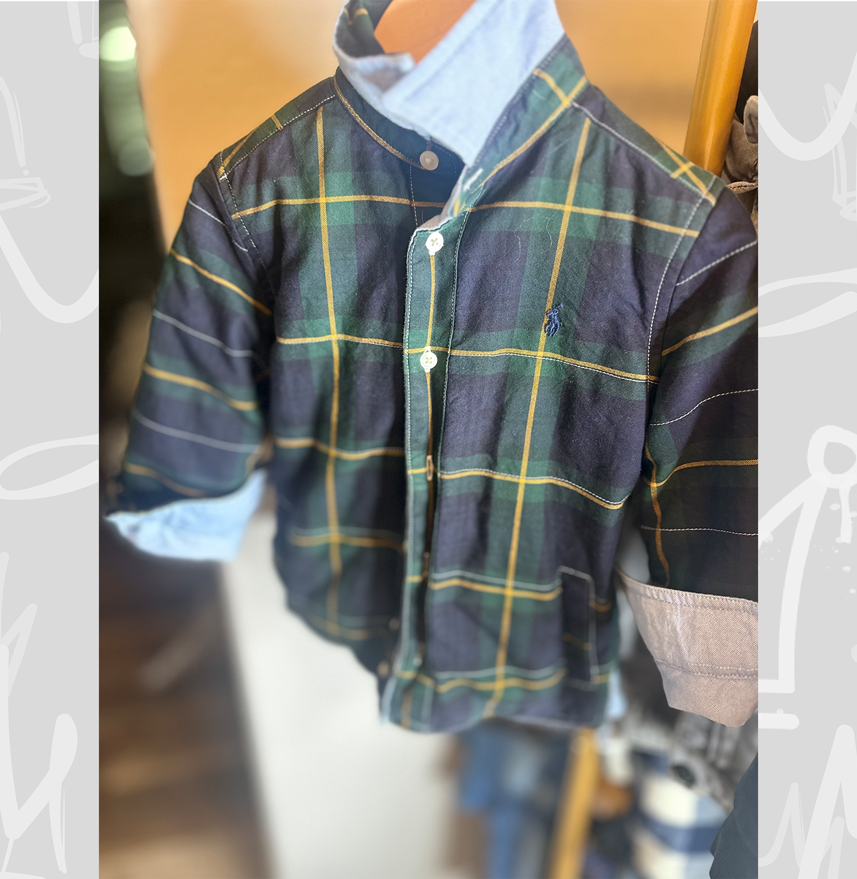 Polo Plaid Jacket (PRE-LOVED)