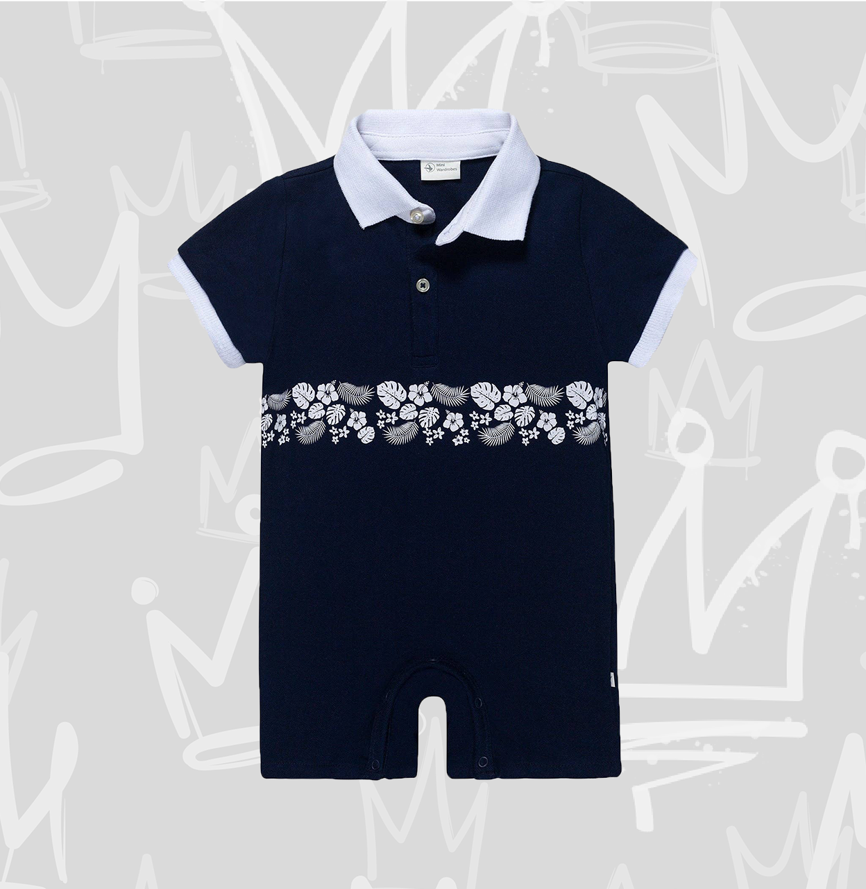Short Sleeve Romper Baby Boy Cotton Baby Shortall