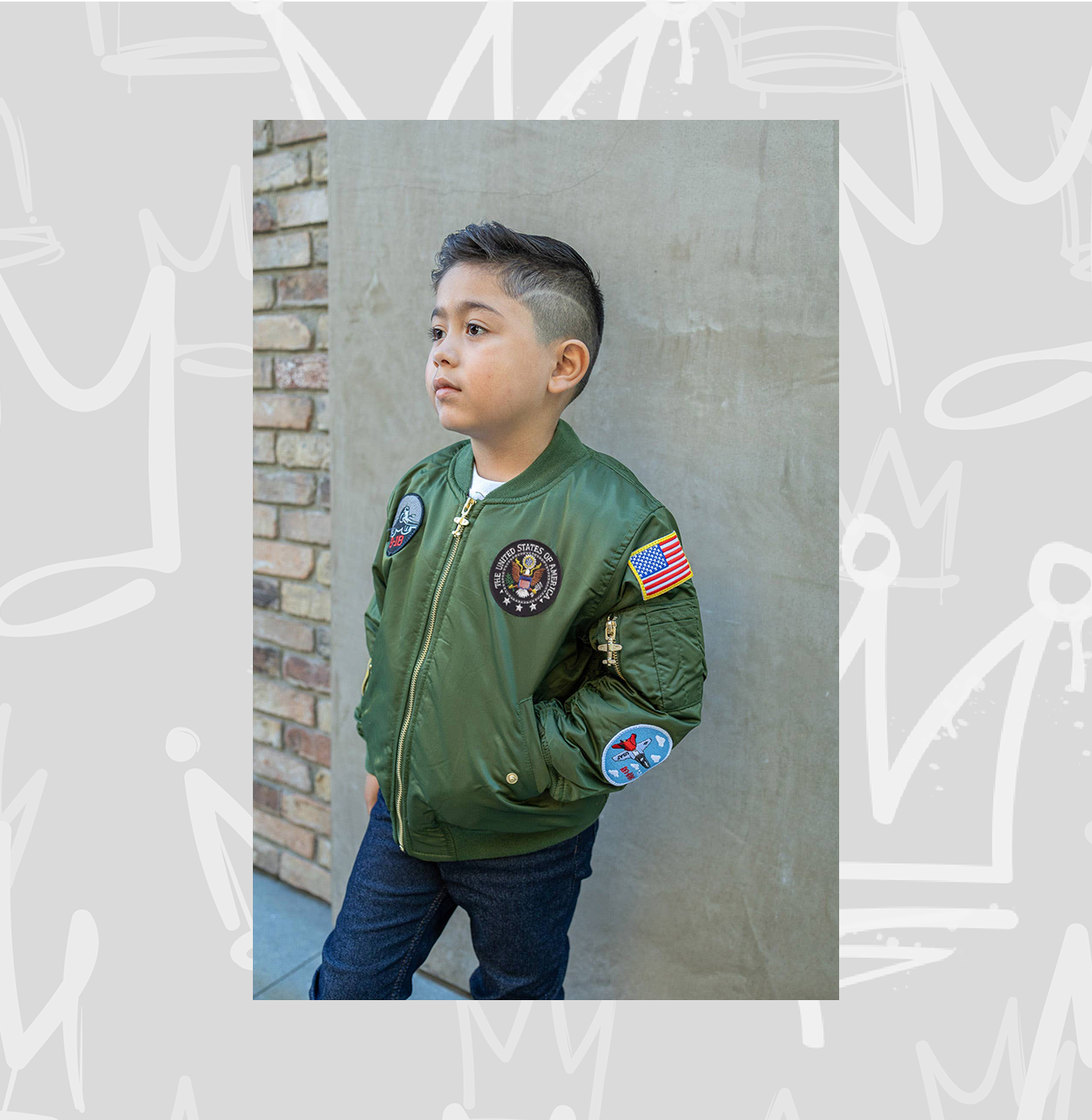 7 Patch Flight Jacket