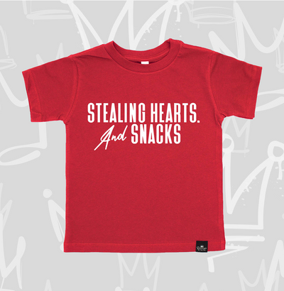 Stealing Hearts & Snacks Boy's T-Shirt
