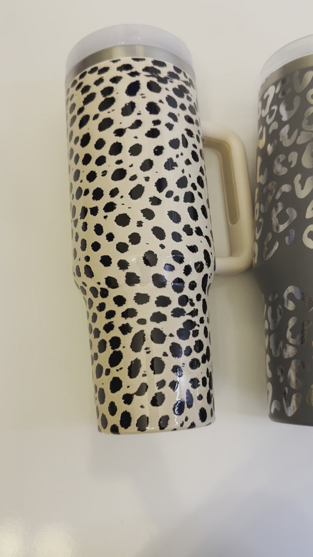 Matte Leopard Tumbler