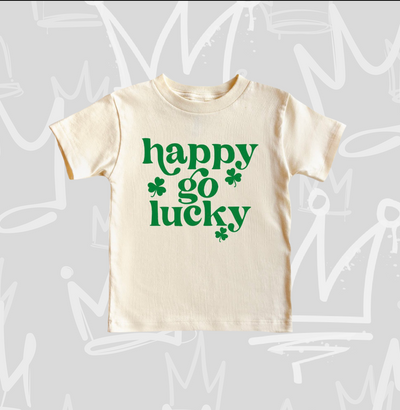 Boys Happy Go Lucky St. Patricks Day Toddler and Youth Shirt